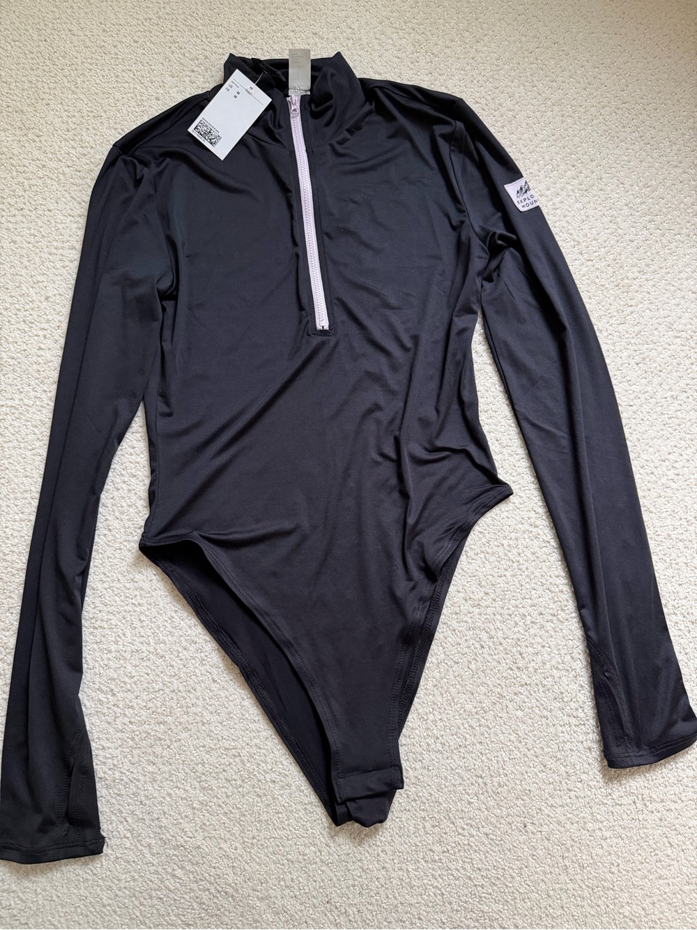 H&M Black Long Sleeve bodysuit